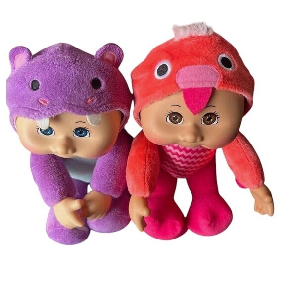 Cabbage Patch Kids FLAMINGO & Archie Collectible Cuties Doll Exotic Friends 9" - Picture 10 of 16